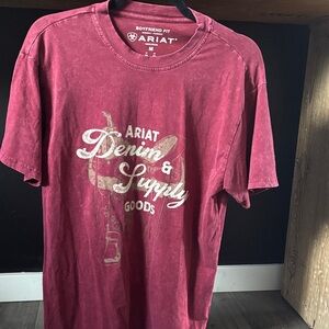 Ariat Burgundy Graphic Tee